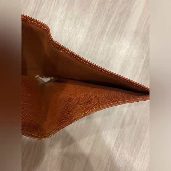 Authentic Louis Vuitton Brown Bifold Monogram Men’s Wallet Thin ID Slot - Picture 10 of 12